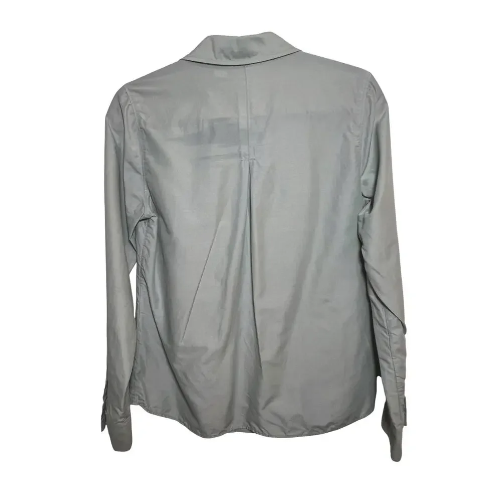 Patagonia Women's 6 Soft River Rock Green Long-Sleeve Self-Guided Sun Shirt